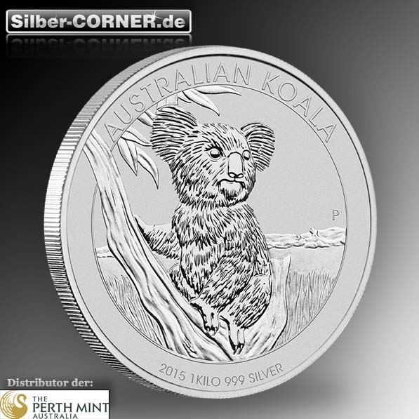 Koala 2015 1 Kg Silber *