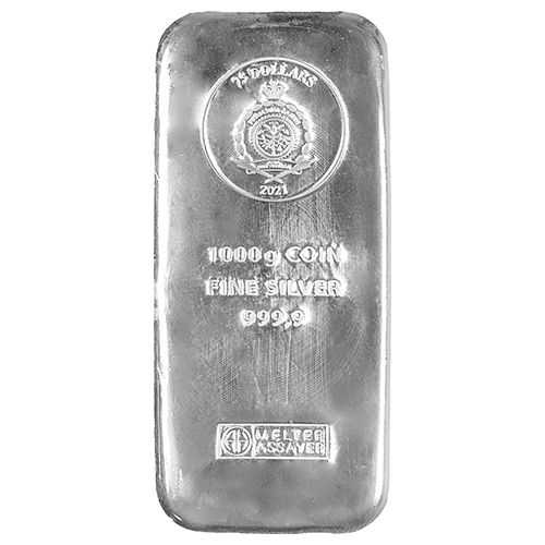 Vorderseite Argor-Heraeus 1 Kilogramm Silber Münzbarren Niue