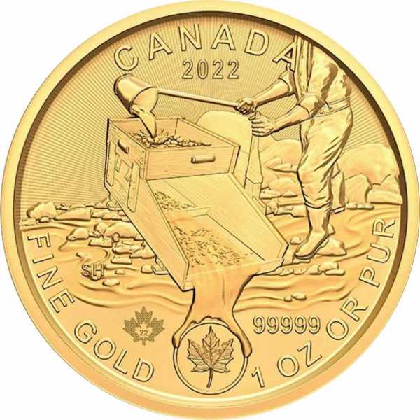 Klondike Goldrush - Prospecting for Gold - 1 Oz Gold 2022