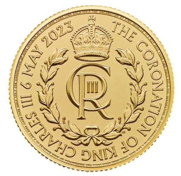 Coronation Coin 1/4 Oz Gold King Charles 2023