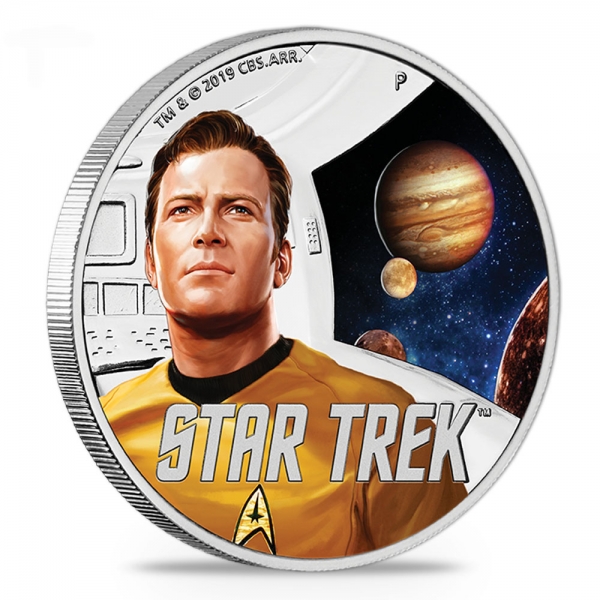 Star Trek Kirk 1 Oz Silber Proof 2019*