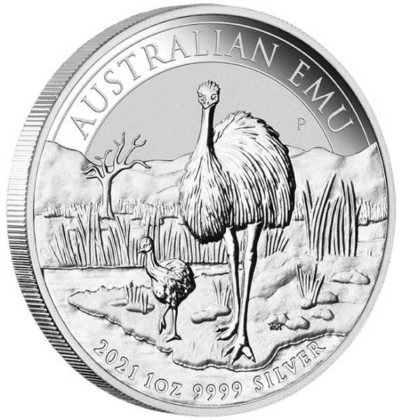 Australien EMU 1 Unze Silber 2021 kaufen & verkaufen