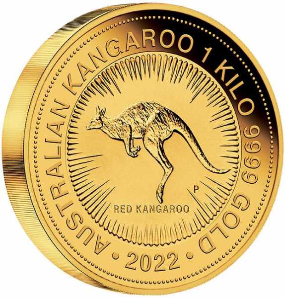 Australien Känguru 1 KG Gold 2022