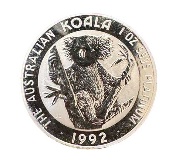 Australien Koala 1 Unze Platin 1992