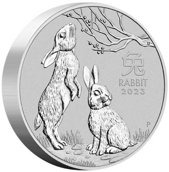 Lunar Hase 2023 10 KG Silber