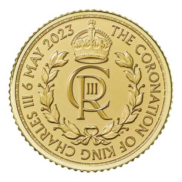 1/10 Oz Goldmünze King Charles Coronation