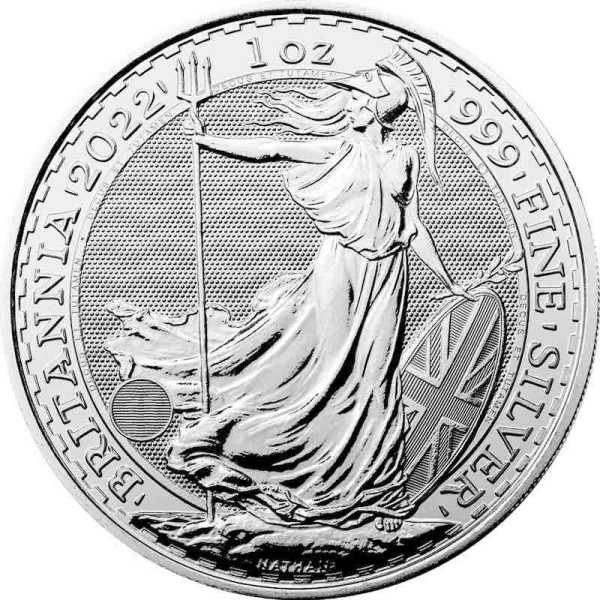 Britannia 1 Unze Silbermünze 2022