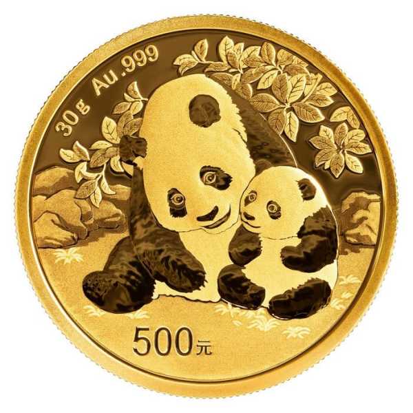 China Panda 30 Gramm Goldmünze 2024 kaufen und verkaufen