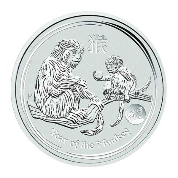 Lunar II Jahr des Affen 1 Unze Silber 2016 Privy Mark