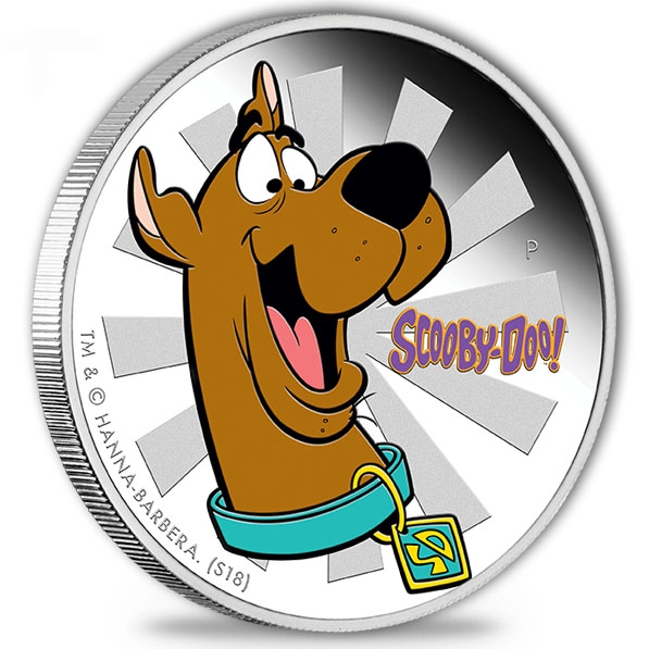 SCOOBY-DOO 1 Oz Silber Proof Coin 2018 *