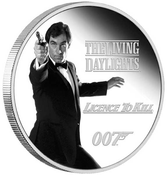 James Bond Legacy - License to Kill - 1 Oz Silber Proof 2023