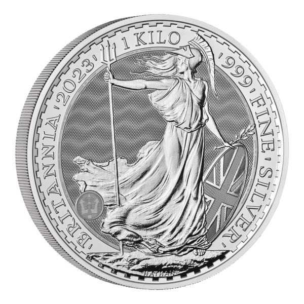 Britannia 1 KG Silber - Charles - 2023