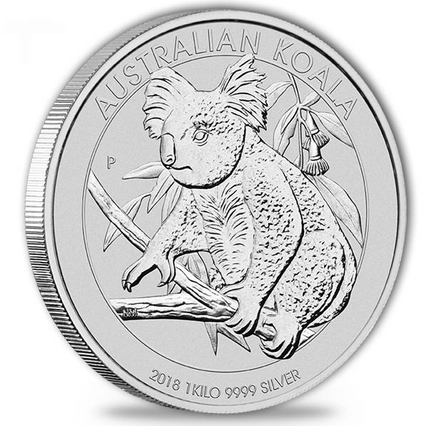 Koala 1 KG Silbermünze 2018