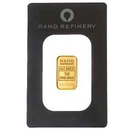Rand Refinery 5 Gramm Goldbarren Elefant