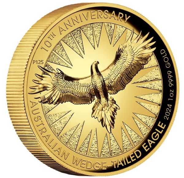 Wedge Tailed Eagle 1 Unze Gold 2024