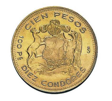 Chile 100 Pesos Goldmünze kaufen & verkaufen
