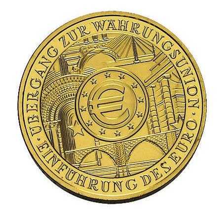 200 Euro Währungsunion 1 Unze Gold 2002