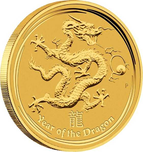 Lunar II Jahr des Drachen 1/2 oz Gold 2012 kaufen