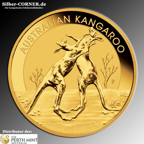 Kangaroo 2010 1/10 Oz Gold