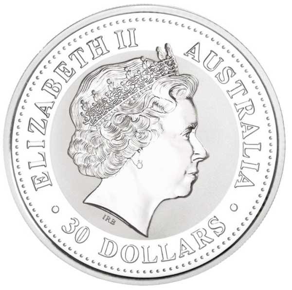 Kookaburra 30 Dollar Silber 2003