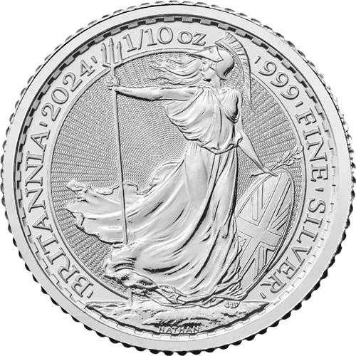 Britannia 1/10 Unze Silbermünze verschiedene Jahrgänge