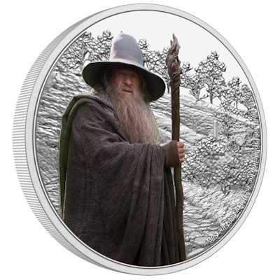 Lord of the Rings - Gandalf - 1 Oz Silber Proof 2021 + Box + CoA*