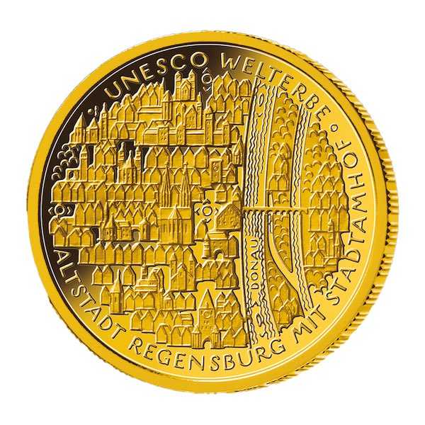 100 Euro Regensburg Goldmünze 2016