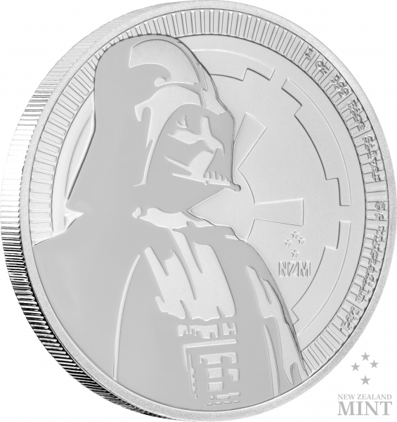 Star Wars - Darth Vader - 1 Oz Silber 2017 *