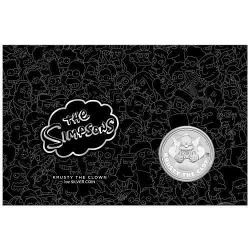 The Simpsons Krusty - 1 Oz Silber mit Blister 2020*