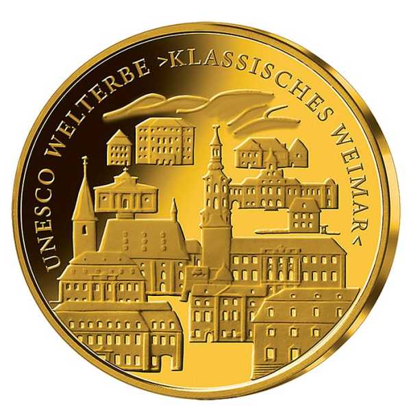 100 Euro Goldmünze Weimar 2006 kaufen Silber-CORNER.de