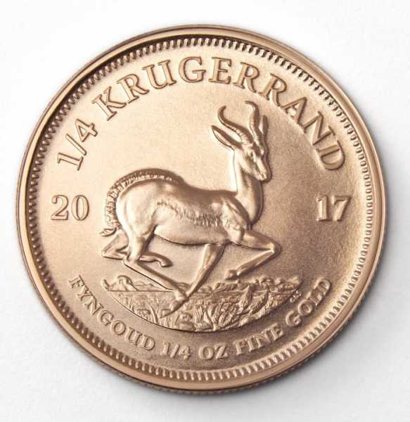 Krügerrand 1/4 Oz Gold verschiedene Jahrgänge