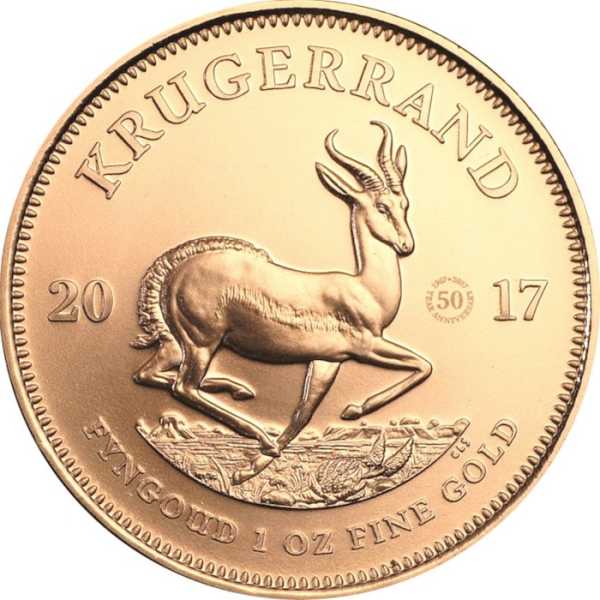 Krügerrand 1 Unze Goldmünze 2017 Privy Mark