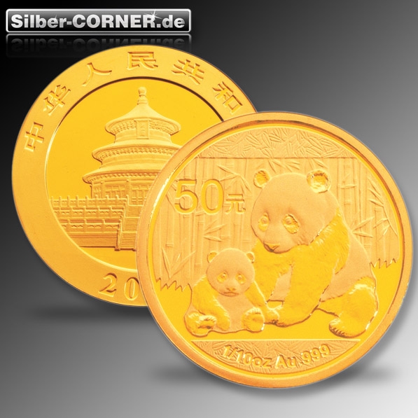 China Panda 1/10 Oz Gold 2012