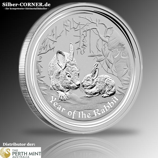 Lunar II Hase 1 KG Silber 2011*