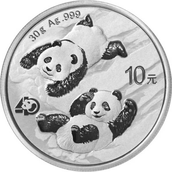 China Panda 30 Gramm Silber 2022*