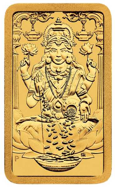 Diwali 5 Gramm Goldbarren Perth Mint