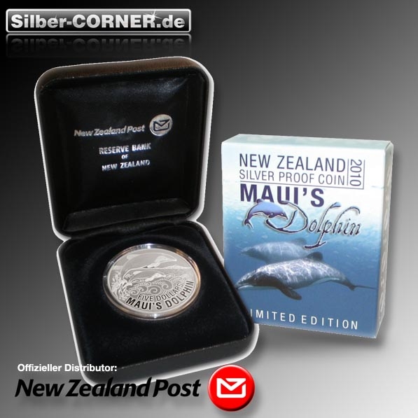 Maui´s Dolphin 1 Unze Silber 2011