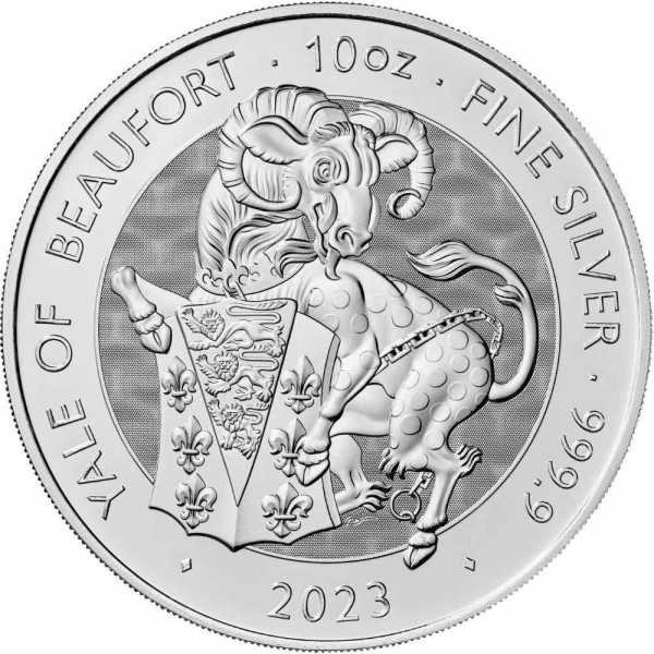 Tudor Beasts - Yale of Beaufort - 10 Unzen Silber 2023*
