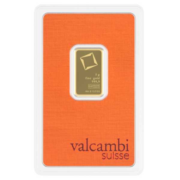 Valcambi 5 Gramm Goldbarren kaufen & verkaufen