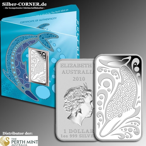 Dolphin Dreaming 1 Oz Silber 2010*