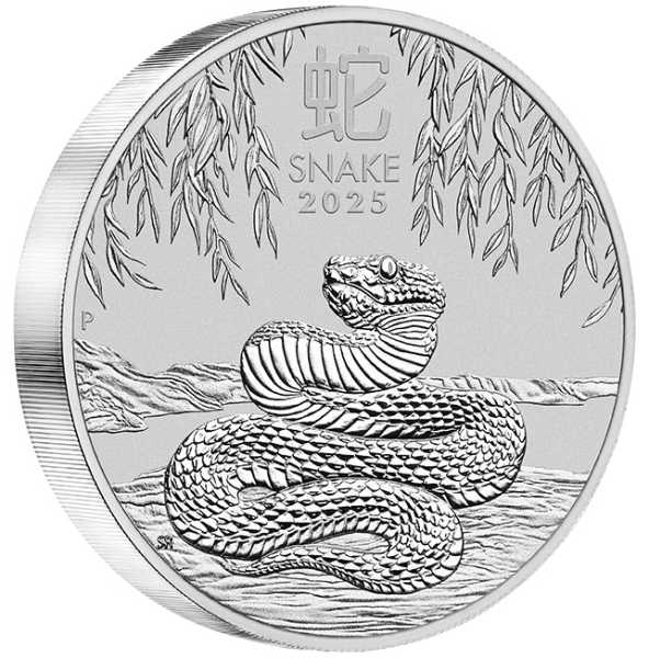 Lunar 3 Jahr der Schlange 10 KG Silbermünze 2025