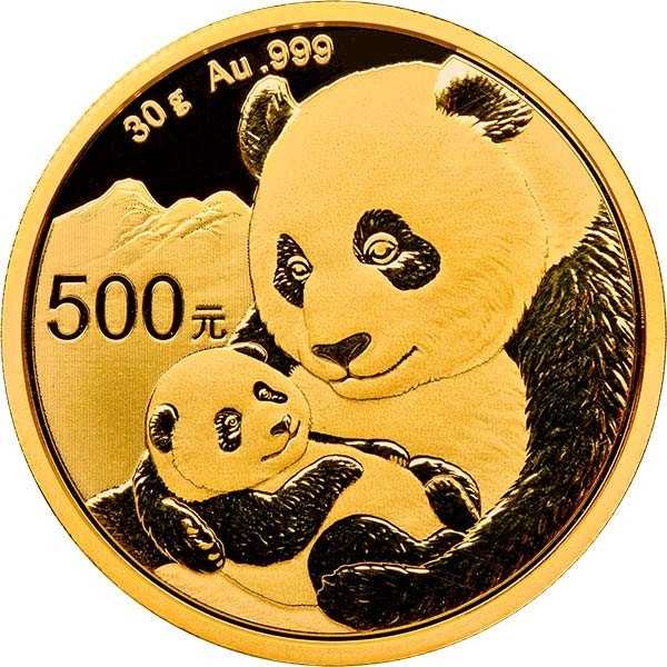China Panda Gold 30 Gramm 2019