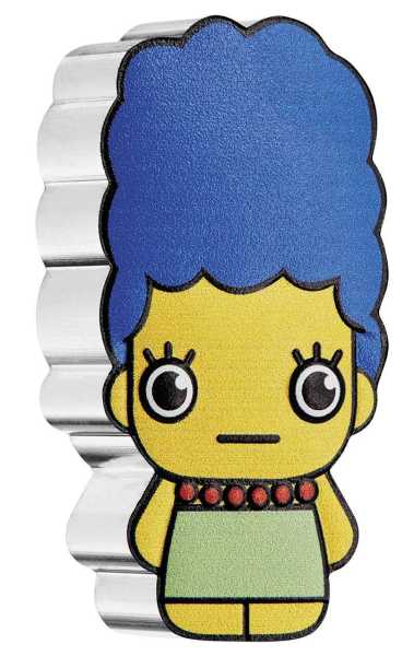 Simpsons - Marge - 1 Oz Silber Mini Coin Chibi + Box +COA *