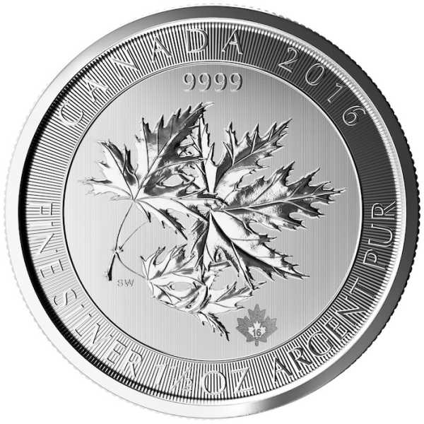 Maple Leaf 1,5 Unzen Silbermünze 2016 kaufen und verkaufen 