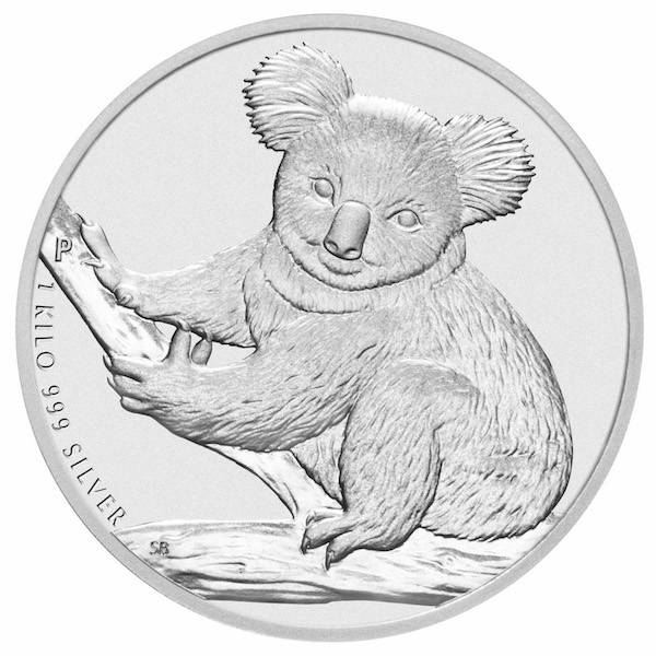 Koala 1 KG Silbermünze 2009 Perth Mint