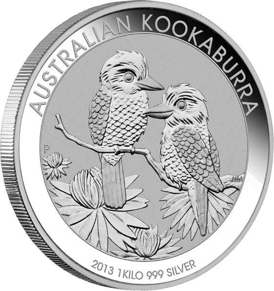 Kookaburra 1 KG 2013 SIlbermünze