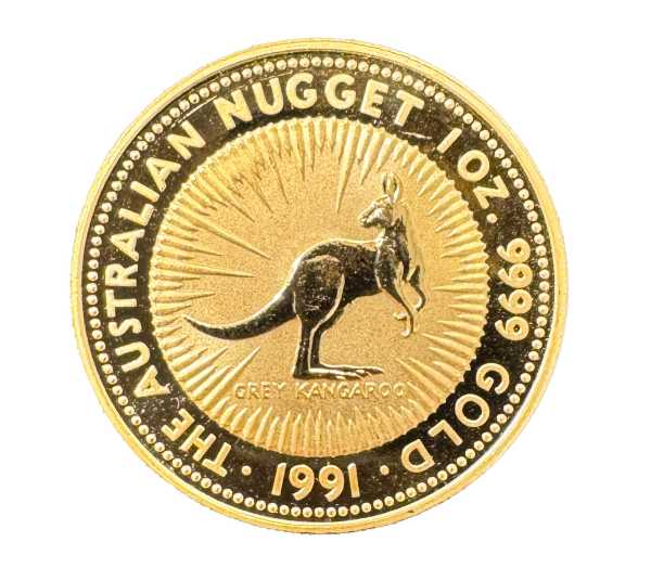 Känguru Nugget 1 Unze Gold 1991