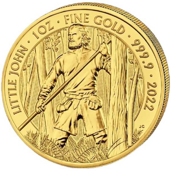 Little John 1 Oz Gold 2022 Rückseite Motiv Little John kaufen