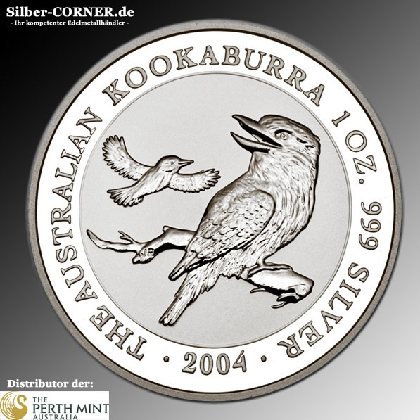 2004 Kookaburra 1 Oz Silber