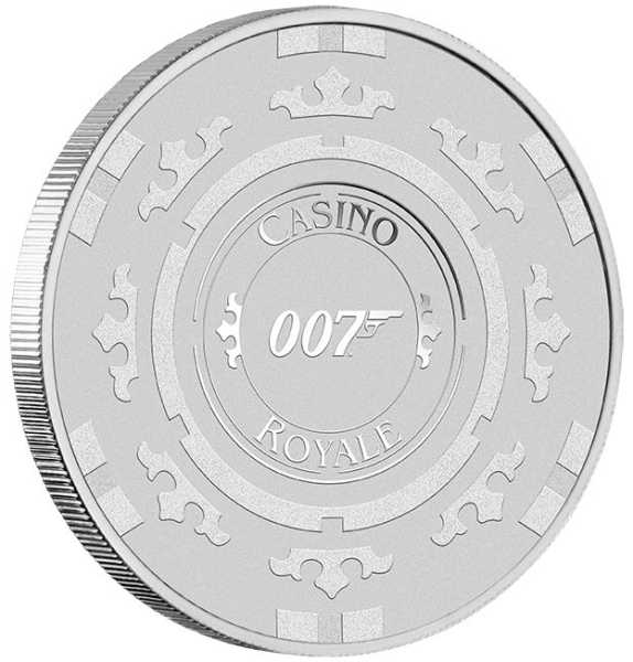 James Bond - Casino Royal - 1 Unze Silber 2023